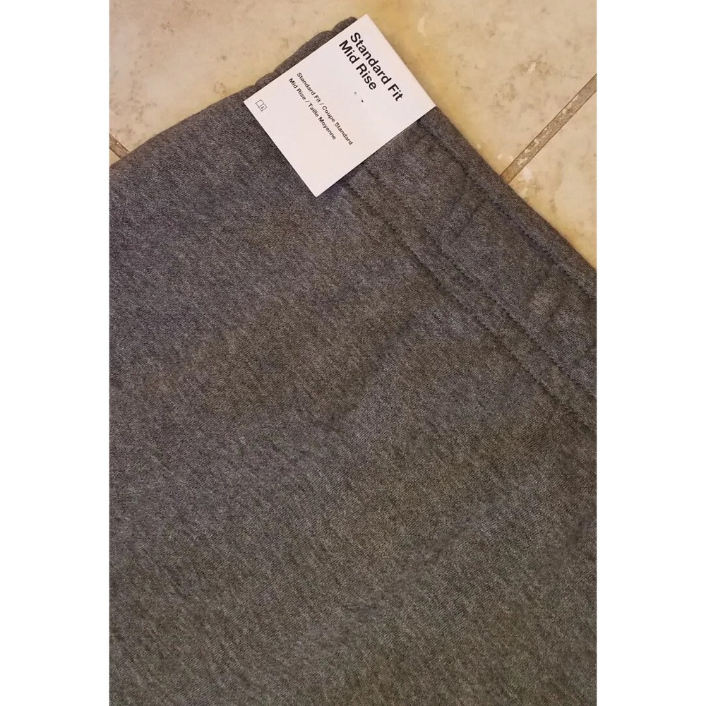 Nike Women Fleece Straight Leg Pants Mid-Rise Sweatpants Grey CJ0414 sz 3X NEW - Picture 6 of 6